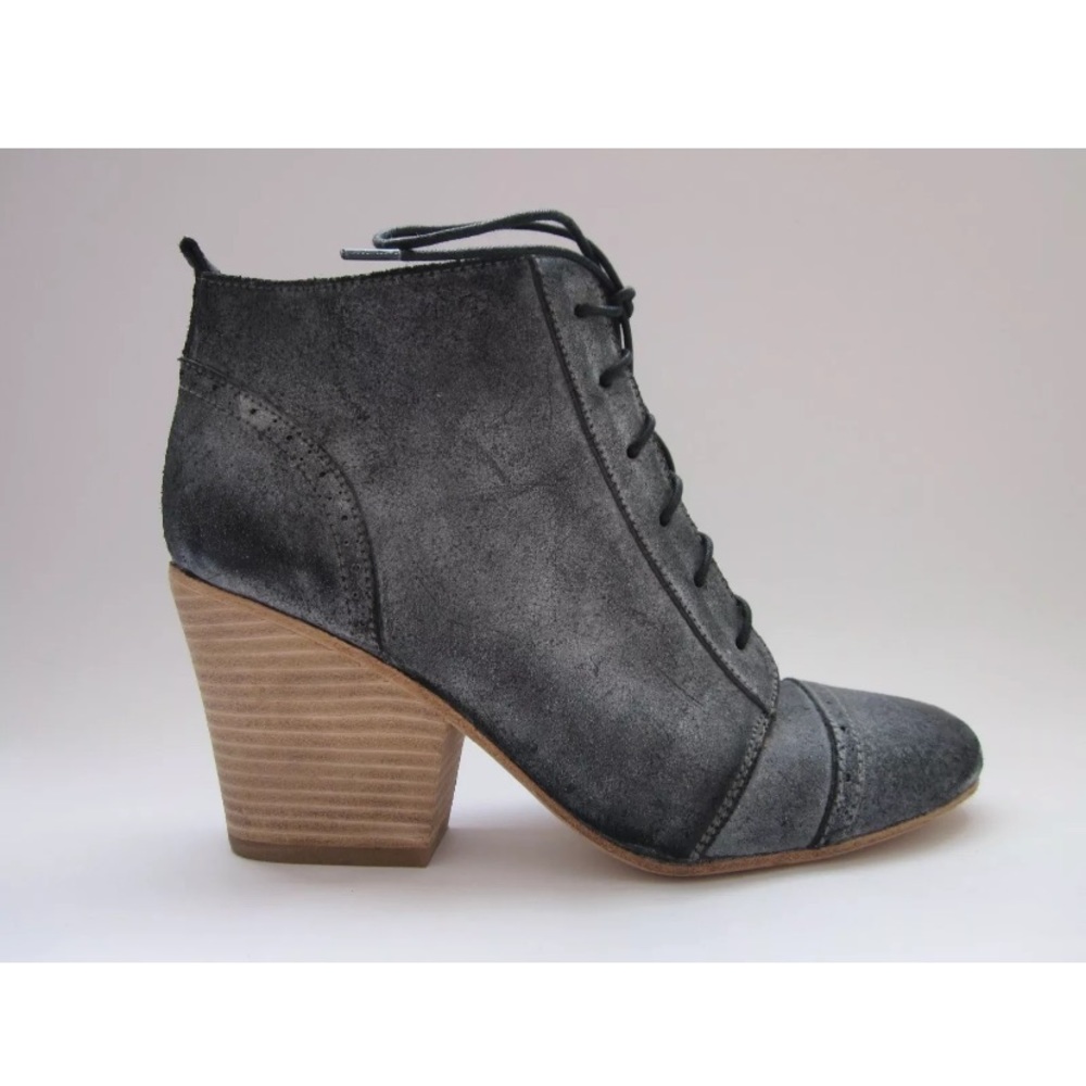 Fiel Thibault Fashion Ankle Boots Black Rubbed 9.5